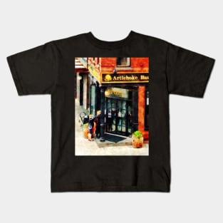 Manhattan NY - New York Pizzeria Kids T-Shirt